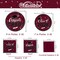 Graduation decorations 2026 Graduation Party Supplies Maroon Disposable Paper Plates Luncheon Napkins Cocktail Napkins for Congrats Grad Party Decorations, Serve 50